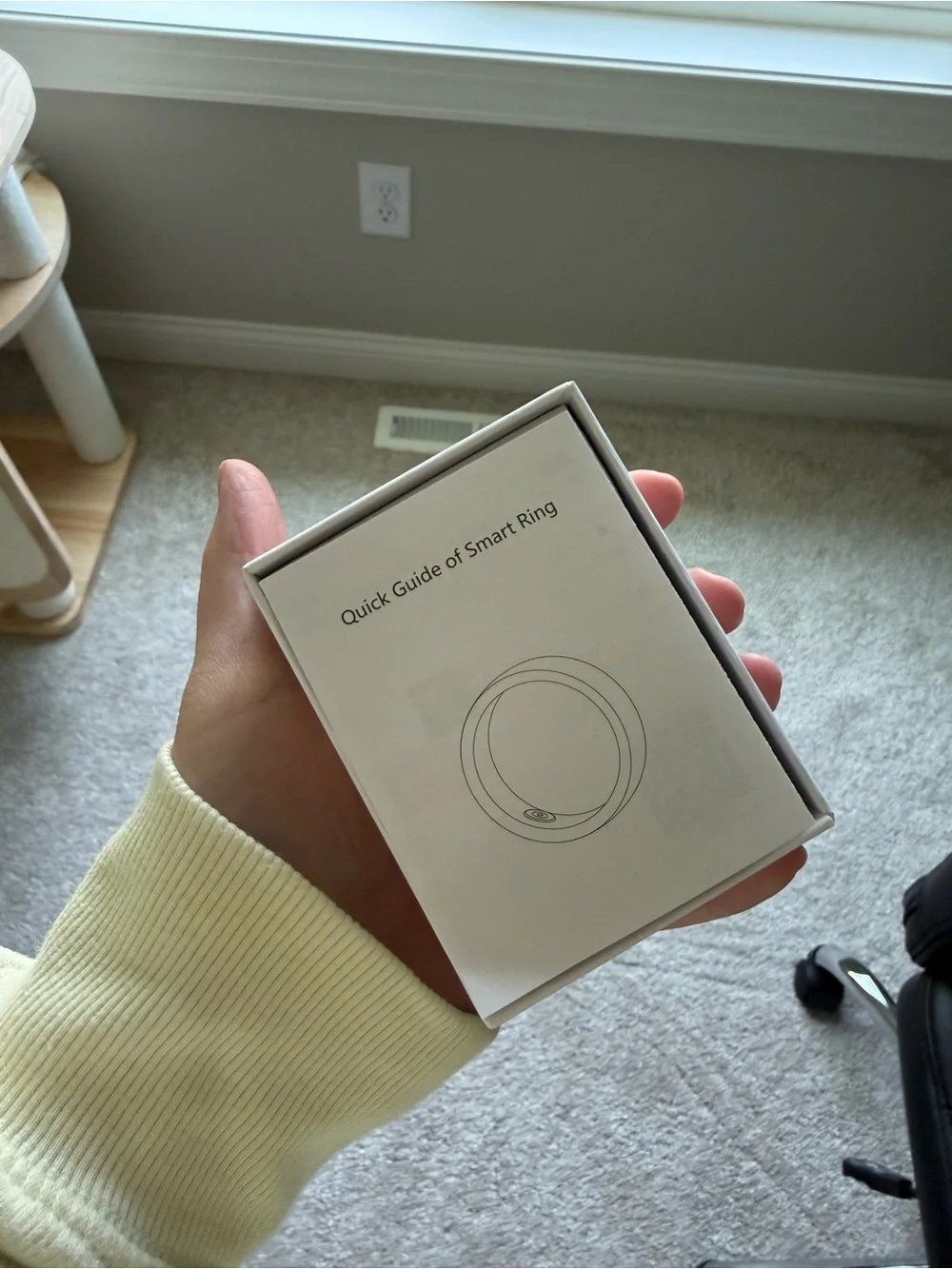 Optim Smart Ring size 8 gold